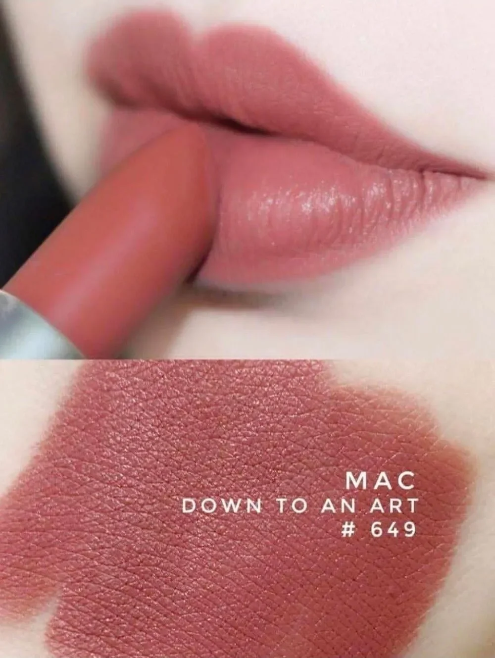 MAC Cosmetics Down To An Art Matte Finish Lipstick